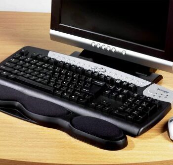 Kensington Gel Keyboard Wrist Rest Black 62385 Fusion Office