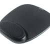 Kensington Gel Mouse Pad With Integral Wrist Rest Black 62386 Fusion Office