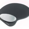 Kensington Memory Gel Mouse Pad With Integral Wrist Rest Black 62404 Fusion Office