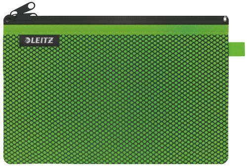 Leitz 2 Pocket Travel Pouches Large Green 40130054 Pack 10 Fusion Office