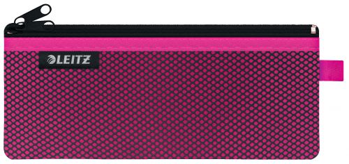 Leitz 2 Pocket Travel Pouches Medium Pink 40120023 Pack 10 Fusion Office