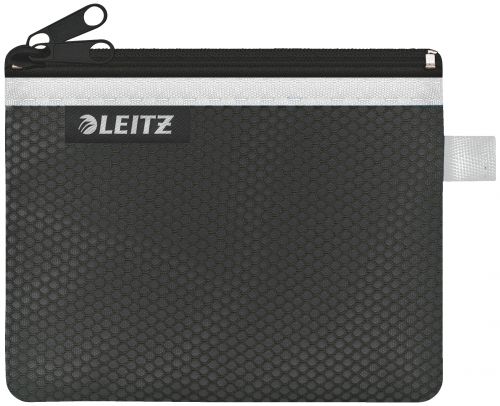 Leitz 2 Pocket Travel Pouches Small Black 40110095 Pack 10 Fusion Office