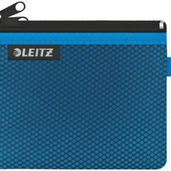Leitz 2 Pocket Travel Pouches Small Blue 40110036 Pack 10 Fusion Office