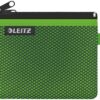 Leitz 2 Pocket Travel Pouches Small Green 40110054 Pack 10 Fusion Office