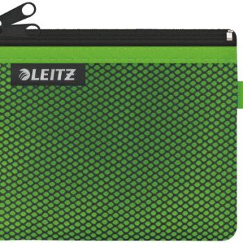 Leitz 2 Pocket Travel Pouches Small Green 40110054 Pack 10 Fusion Office