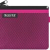 Leitz 2 Pocket Travel Pouches Small Pink 40110023 Pack 10 Fusion Office