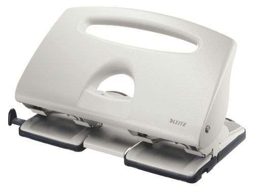 Leitz 4 Hole Punch Grey 40 Sheets 51320085 Fusion Office