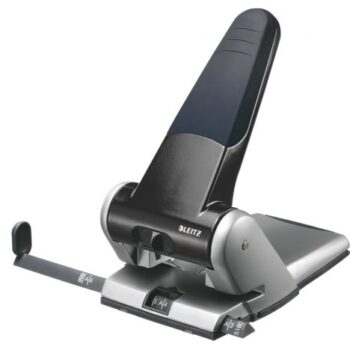 Leitz 5180 Heavy Duty 2 Hole Punch Black 65 Sheets 51800095 Fusion Office