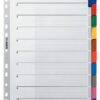 Leitz A4 Dividers 10 Part With Mylar Tabs 43210000 Pack 10 Fusion Office