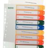 Leitz A4 Index Extra Wide 1 10 Printable 12930000 Pack 10 Fusion Office