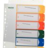 Leitz A4 Index Extra Wide 1 6 Printable 12920000 Pack 20 Fusion Office