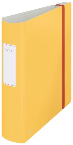 Leitz Active Cosy Lever Arch Files 80mm Warm Yellow 10380019 Pack 6 Fusion Office