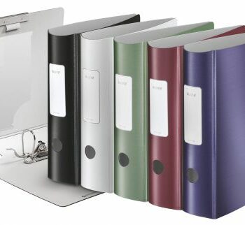 Leitz Active Style Lever Arch Files 80mm Assorted 11080099 Pack 5 Fusion Office