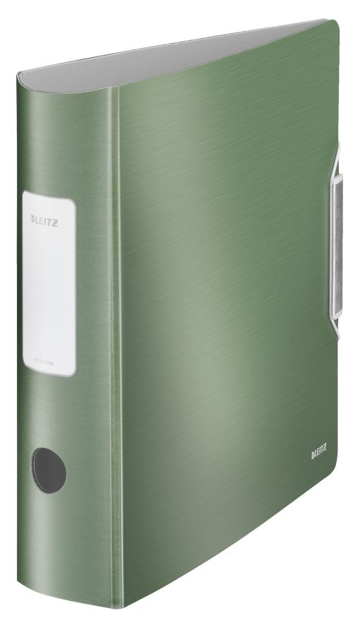 Leitz Active Style Lever Arch Files 80mm Celadon Green 11080053 Pack 5 Fusion Office