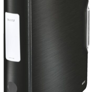 Leitz Active Style Lever Arch Files 80mm Satin Black 11080094 Pack 5 Fusion Office