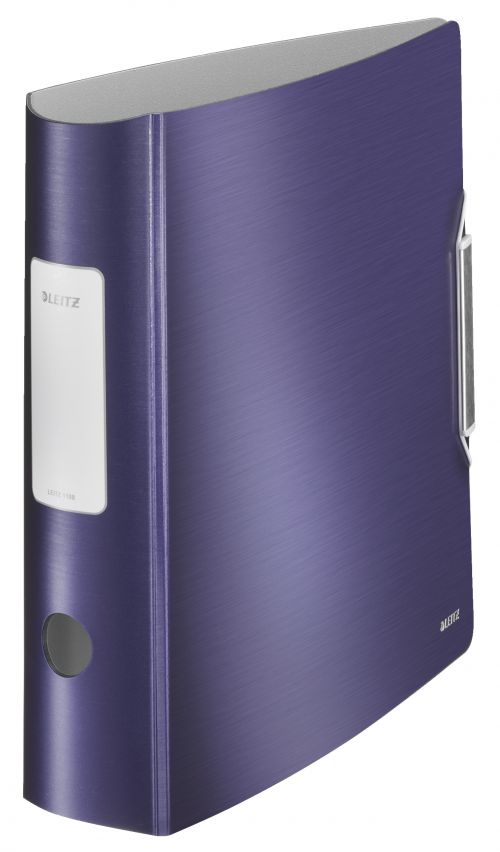 Leitz Active Style Lever Arch Files 80mm Titan Blue 11080069 Pack 5 Fusion Office