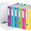 Leitz Active Wow Lever Arch Files 50mm Assorted 11070099 Pack 5 Fusion Office
