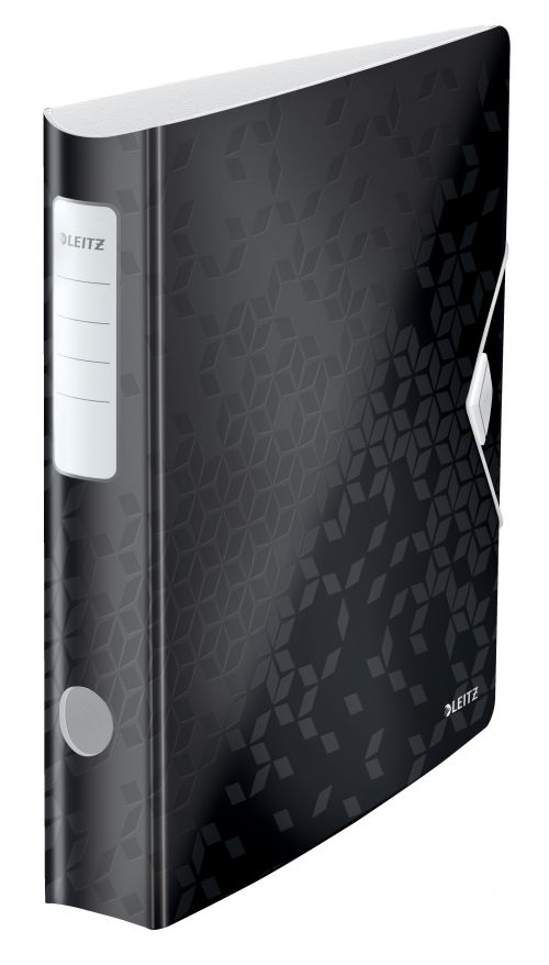 Leitz Active Wow Lever Arch Files 50mm Black 11070095 Pack 5 Fusion Office
