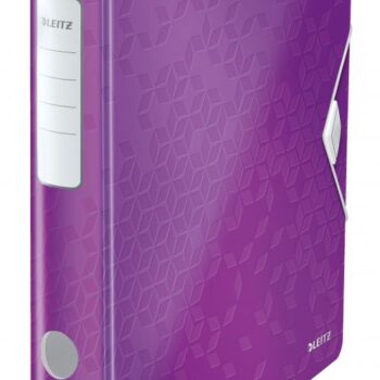 Leitz Active Wow Lever Arch Files 50mm Purple 11070062 Pack 5 Fusion Office