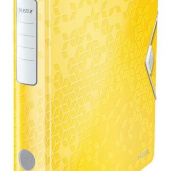 Leitz Active Wow Lever Arch Files 50mm Yellow 11070016 Pack 5 Fusion Office