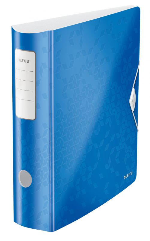 Leitz Active Wow Lever Arch Files 75mm Blue 11060036 Pack 5 Fusion Office