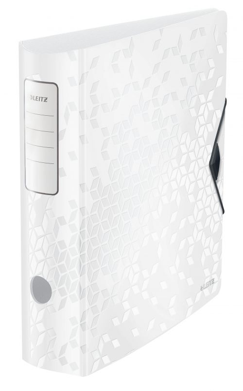 Leitz Active Wow Lever Arch Files 75mm White 11060001 Pack 5 Fusion Office