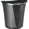 Leitz Allura Waste Bin 18litres Black 52040095 Fusion Office