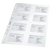 Leitz Business Card Pockets A4 8 Pockets 47583003 Pack 10 X 10 Fusion Office