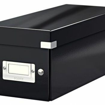 Leitz Clickstore Cd Storage Box Black 60410095 Fusion Office