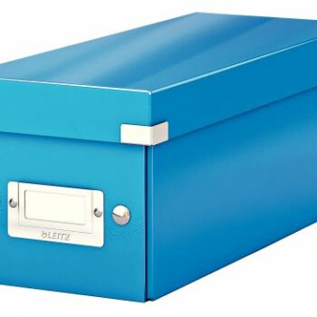 Leitz Clickstore Cd Storage Box Blue 60410036 Fusion Office
