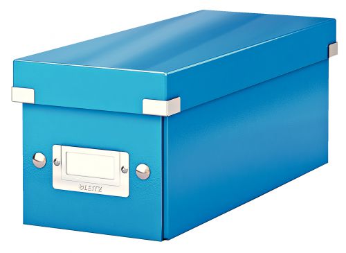 Leitz Clickstore Cd Storage Box Blue 60410036 Fusion Office