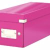 Leitz Clickstore Cd Storage Box Pink 60410023 Fusion Office