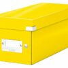 Leitz Clickstore Cd Storage Box Yellow 60410016 Fusion Office