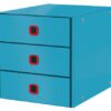 Leitz Clickstore Cosy 3 Drawer Cabinet Calm Blue 53680061 Fusion Office