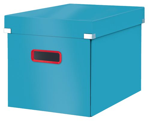 Leitz Clickstore Cosy Cube Storage Box Calm Blue 53470061 Fusion Office
