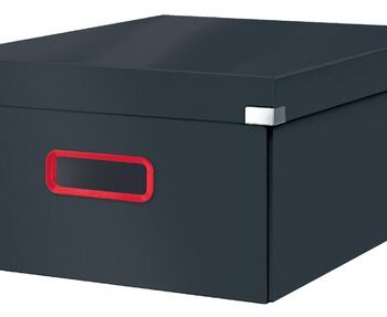 Leitz Clickstore Cosy Large Box Velvet Grey 53490089 Fusion Office