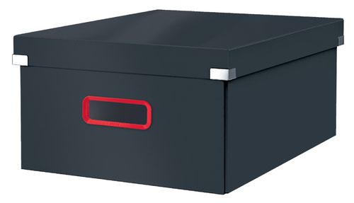 Leitz Clickstore Cosy Large Box Velvet Grey 53490089 Fusion Office