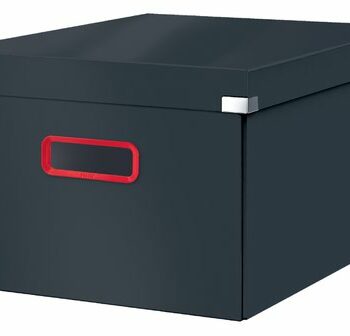Leitz Clickstore Cosy Medium Box Velvet Grey 53480089 Fusion Office