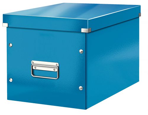 Leitz Clickstore Cube Large Box Blue 61080036 Fusion Office
