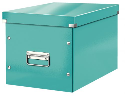 Leitz Clickstore Cube Large Box Ice Blue 61080051 Fusion Office