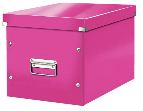 Leitz Clickstore Cube Large Box Pink 61080023 Fusion Office