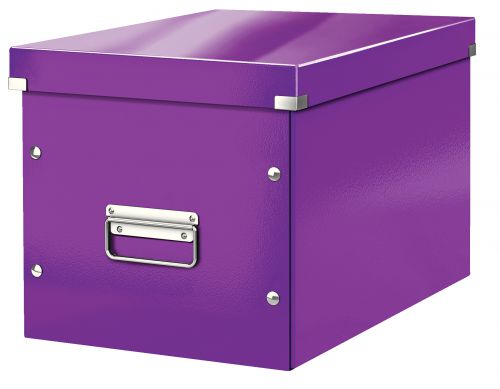Leitz Clickstore Cube Large Box Purple 61080062 Fusion Office