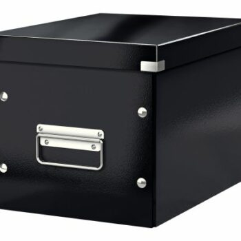 Leitz Clickstore Cube Medium Box Black 61090095 Fusion Office