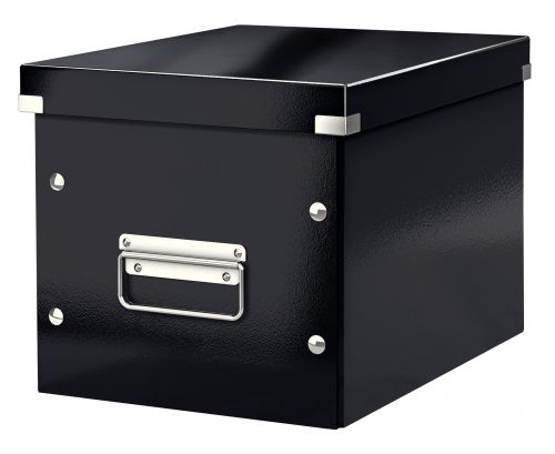 Leitz Clickstore Cube Medium Box Black 61090095 Fusion Office