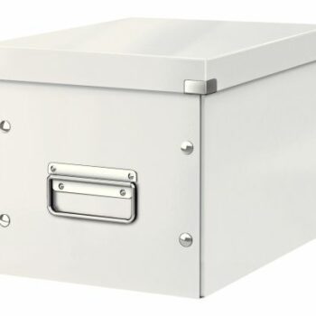 Leitz Clickstore Cube Medium Box White 61090001 Fusion Office