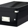 Leitz Clickstore Dvd Storage Box Black 60420095 Fusion Office