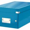 Leitz Clickstore Dvd Storage Box Blue 60420036 Fusion Office