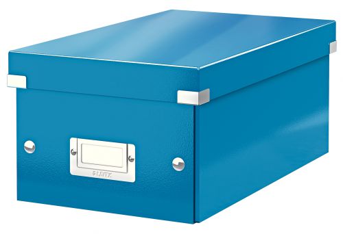 Leitz Clickstore Dvd Storage Box Blue 60420036 Fusion Office