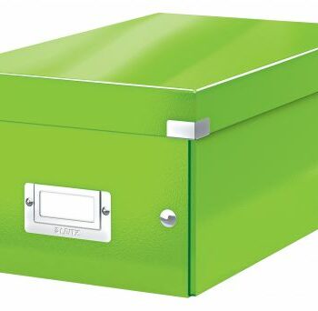 Leitz Clickstore Dvd Storage Box Green 60420054 Fusion Office