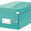 Leitz Clickstore Dvd Storage Box Ice Blue 60420051 Fusion Office